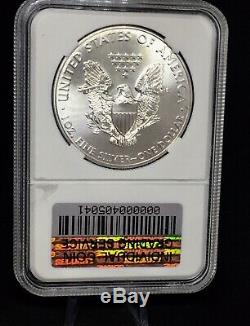 2015 (P) American Silver Eagle I. G. C. S. 7 0 Struck at Philly Mintage 79,640