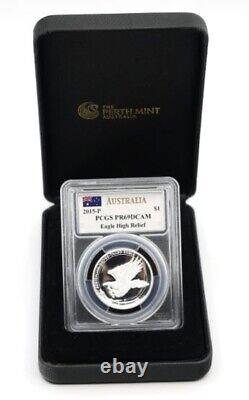 2015-P PCGS PR69 DCAM Australia Wedge Tail Eagle High Relief SILVER Proof