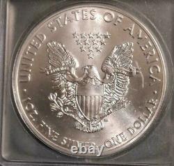 2015-(P) SILVER EAGLE ICG MS69 MINTED AT PHILADELPHIA -KEY DATE! -d8346hxxx
