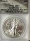 2015-p Silver Eagle Anacs Ms69 Struck At The Philadelphia Mint Mintage 79,640
