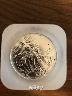 2016 1 oz Silver American Eagle Coin BU (lot of 20)