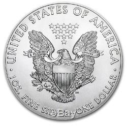 2016 1 oz Silver American Eagle Coins BU (Lot of 5) Five Troy oz. 999 Bullion