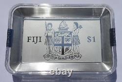 2016 Fiji $1 American Eagle Unique 3D Coin 1 Oz Silver 999 Proof Coin Bar Dollar