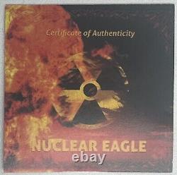 2016 NUCLEAR EAGLE 1 OZ. 999 SILVER AMERICAN EAGLE 24K #207 of 500 MINTED