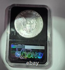 2016-S Silver Eagle 30th Anniversary Black Core Ana Cabral Signature NGC MS70
