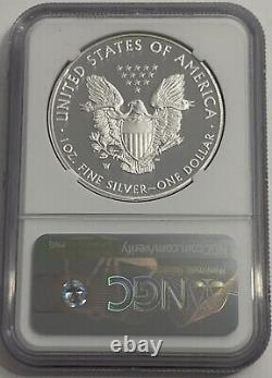 2016 W $1 Ngc Pf70 Uc Silver Eagle 30th Anniv Lettered Edge Congratulations Set