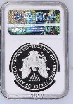2016-W $1 Silver Eagle PF-69 NGC Lettered Edge 30th Anniversary ER label