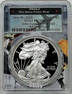 2016 W (2020) $1 Proof Silver Eagle PCGS PR70 DCAM West Point Mint Hoard