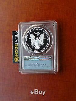 2016 W Proof Silver Eagle Pcgs Pr70 Dcam Flag First Day Of Issue 1 Of 1500