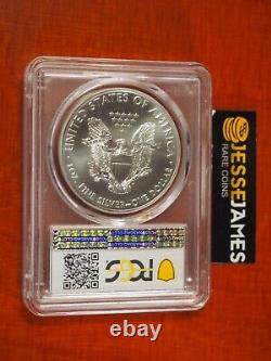 2016 (s) Silver Eagle Pcgs Ms70 Struck At San Francisco Mint Blue Label