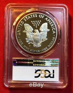 2017 S American Silver Eagle Congrats. Set Pcgs Pf70 Dcam Fdoi Red Bow Label