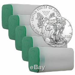 2017 Silver Eagle 1 oz American Silver Coin Lot of 100 in Sealed US Mint Tubes