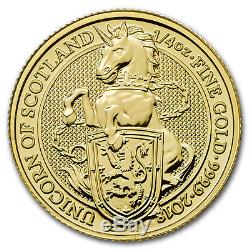 2018 Great Britain 1/4 oz Gold Queen's Beasts The Unicorn SKU #152537