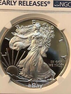 2018 W NGC Proof 70 UC $1 Silver Eagle Congratulations Set Early Releases + OGP