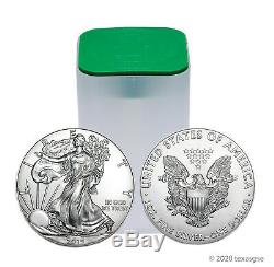 2019 $1 Silver American Eagle 1 oz. BU 1 Tube (20 coins)