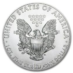 2019 $1 Silver American Eagle 1 oz. BU 1 Tube (20 coins)