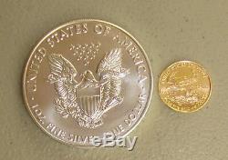 2019 1 oz American Silver Eagle & 2019 1/10 oz American Gold Eagle Bullion Coins