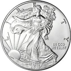2019 American Silver Eagle 1 oz $1 BU Ten 10 Coins