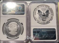 2019 Pride of Two Nations NGC PF70 American Eagle and Maple Leaf