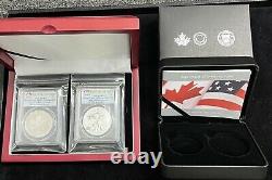 2019 Rcm Pride Of Tw Nations Eagle/maple Setpcgs Pr70 First Day Of Issuerare