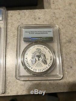 2019-S American Eagle One Ounce Silver Enhanced Reverse Proof PCGS FS PR69 withCOA
