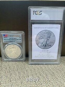 2019 S American Silver Eagle Enhanced Reverse Proof Coin, PCGS, Low Mintage