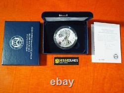 2019 S ENHANCED REVERSE PROOF SILVER EAGLE IN BOX With COA MINT CODE'19XE