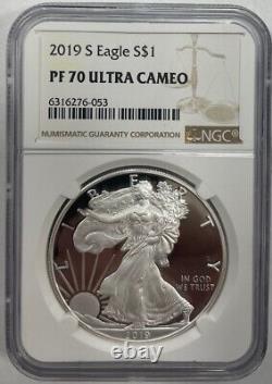 2019-S Proof Silver Eagle NGC PF70 UCAM