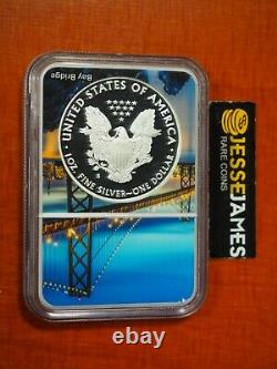 2019 S Proof Silver Eagle Ngc Pf70 Ultra Cameo First Day Of Issue Bridge Core