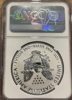 2019-S Silver Eagle Enhanced Reverse NGC PF69 FDOI BALTIMORE #06550 No COA