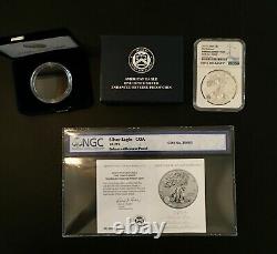 2019 S Silver Eagle Reverse Enhanced Ngc Pf 70 First Releases 4757932-002