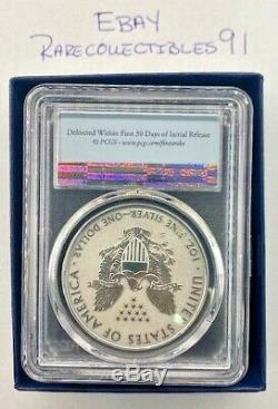 2019 San Francisco $1 Silver American Eagle Enhanced Reverse Proof Pcgs Pr70