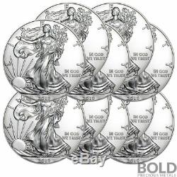 2019 Silver 1 oz American Eagle BU (10 Coins)