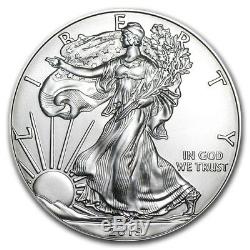 2019 Silver Eagle Roll (20) Coins CH/GEM BU. 999 Tube of American Eagle Dollars