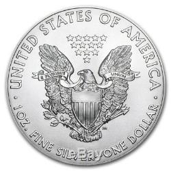 2019 Silver Eagle Roll (20) Coins CH/GEM BU. 999 Tube of American Eagle Dollars