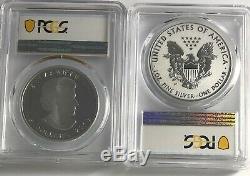 2019 W $1 & $5 Silver Pcgs Pr70 First Day Issue Pride Two Nations 2 Coin Set Fdi