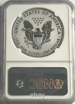 2019 W $1 Enhanced Reverse Proof Ngc Pf69 Silver Eagle Pride Of Two Nations