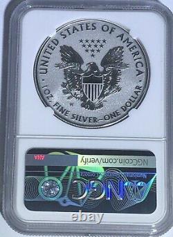 2019 W $1 Enhanced Reverse Proof Ngc Pf70 Fdoi Silver Eagle Pride Of Two Nations