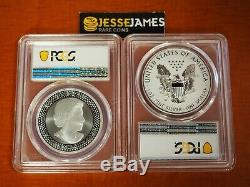 2019 W Silver Eagle Pcgs Pr70 Pride Of Two Nations First Day Of Issue Canada Set