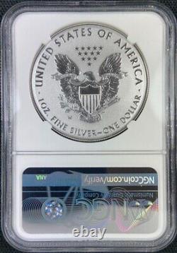 2019-w Enhanced Reverse Proof Silver Eagle Ngc Pf70 Pride Of Two Nations