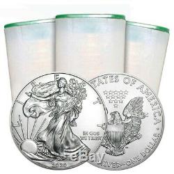 2020 1 oz American Silver Eagle Sealed Monster Box 500 Coins BU