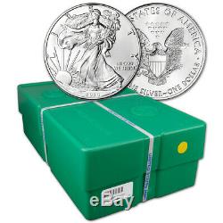 2020 American Silver Eagle 1 oz $1 BU Sealed 500 Coin Monster Box