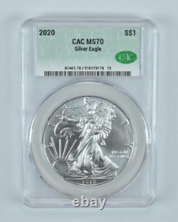 2020 American Silver Eagle MS70 CAC CACg