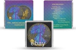 2020 Chameleon 1 oz American Silver Eagle $1 Coin Space Metals (RARE)