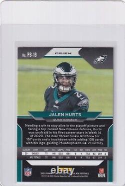 2020 Chronicles Prizms Silver Black Rc Jalen Hurts Philadelphia Eagles Bz-2307