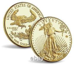 2020 GOLD & SILVER End of World War II 75th Anniversary American Eagle IN HAND