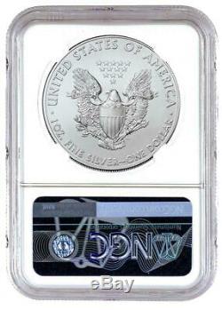2020 (P) $1 American Silver Eagle NGC MS70 Emergency Production ER Liberty Bell