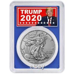 2020 (P) $1 American Silver Eagle PCGS MS70 Emergency Production FDOI Trump 2020