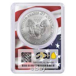 2020 (P) $1 American Silver Eagle PCGS MS70 Emergency Production FS Trump 45th P