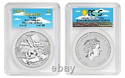 2020-P $1 BART SIMPSON Tuvalu PCGS MS70 FDI BOX #1 (1 OF 300)